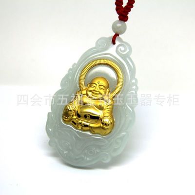 五福臨門，金玉滿堂 探秘翡翠珠寶中的金鑲玉觀音佛吊墜